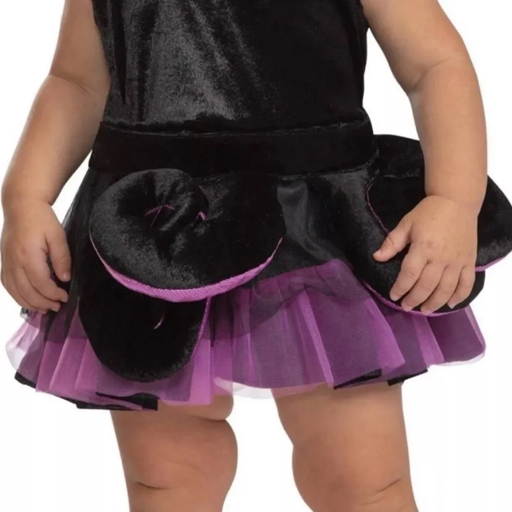 Disney Baby 6M+ Ursula Little Mermaid Halloween Costume Dress Belt & Headpiece
